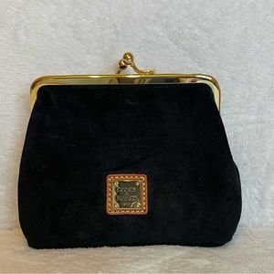 Black suede Dooney & Bourke Wallet / Coin purse